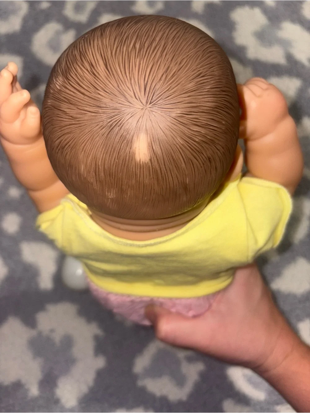 Vintage 1992 Berenguer Realistic For Keeps Baby Doll Brown Hair Blue Eyes